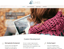 Tablet Screenshot of 42lines.net